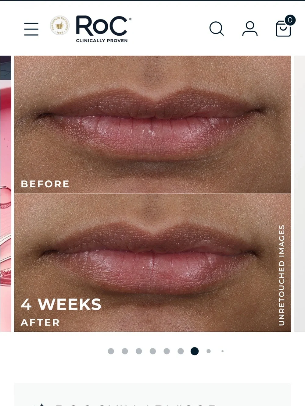 NIB RoC Lip Volumizer with Hyaluronic Acid & Pro-Collagen Peptide